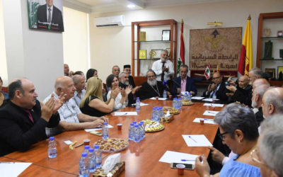 لبنان – اللجنة الثقافية في الرابطة السريانية تكرم الملفان عبد الكريم شاهان